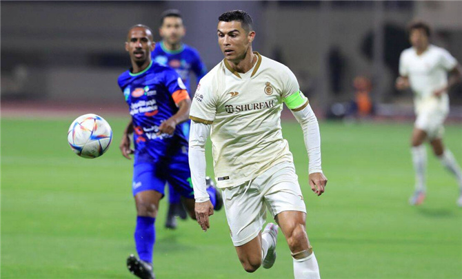 Cristiano Ronaldo nets first goal in Saudi Pro League.